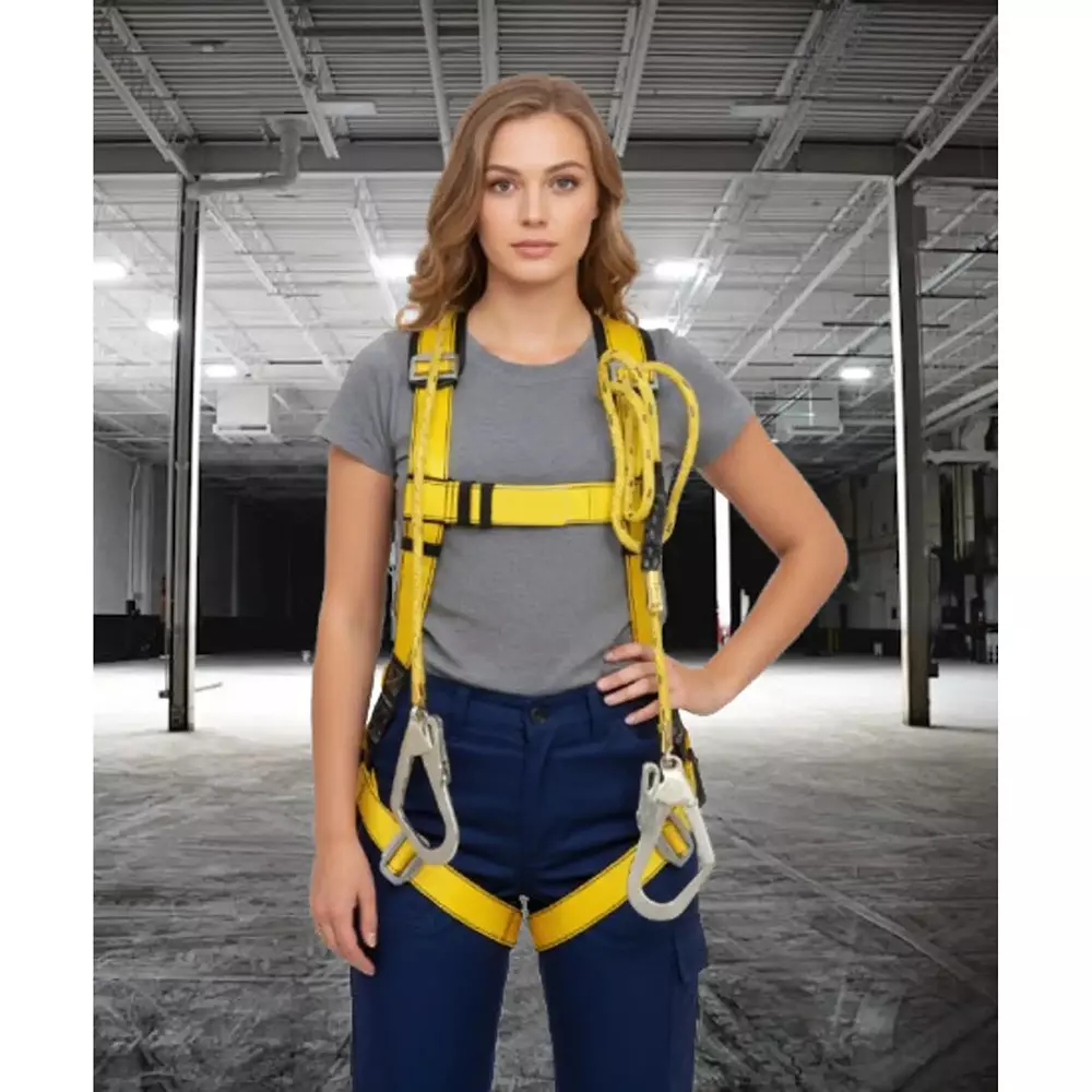 safetymust-premium-safety-harness-with-double-hook-lanyard-full-body-free-size-polyester-steel-for-industrial-construction-area-use-sh-1032