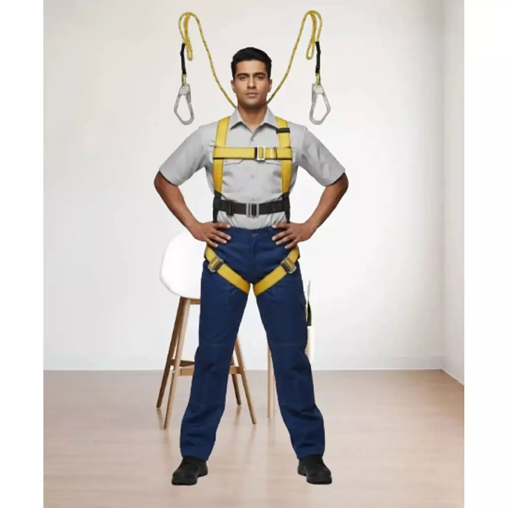 safetymust-premium-safety-harness-with-double-hook-lanyard-full-body-free-size-polyester-steel-for-industrial-construction-area-use-sh-1038