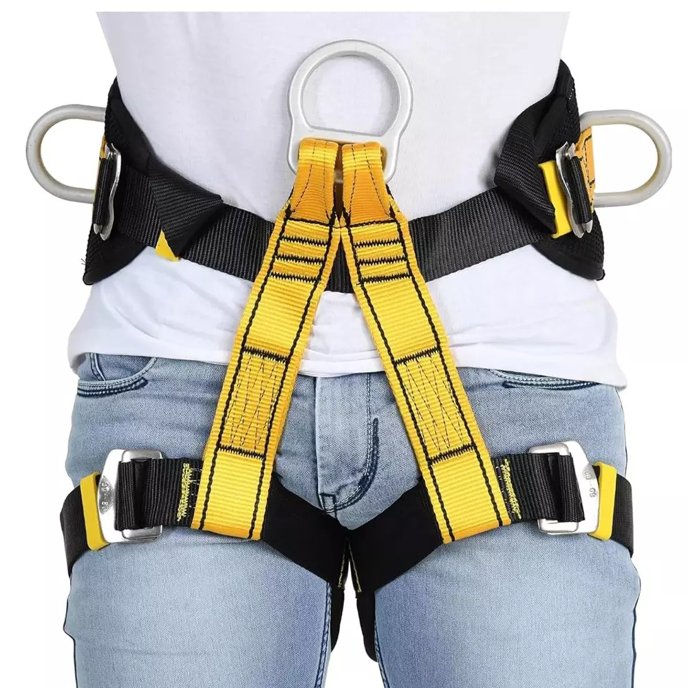 generic-professional-half-body-safety-harness-belt-industrial-grade-nylon-black-and-light-yellow-1301halfbody