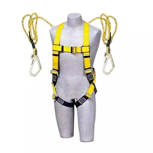 GENERIC Full Body Harness Polyester Yellow, J2-HUS8-6X3T