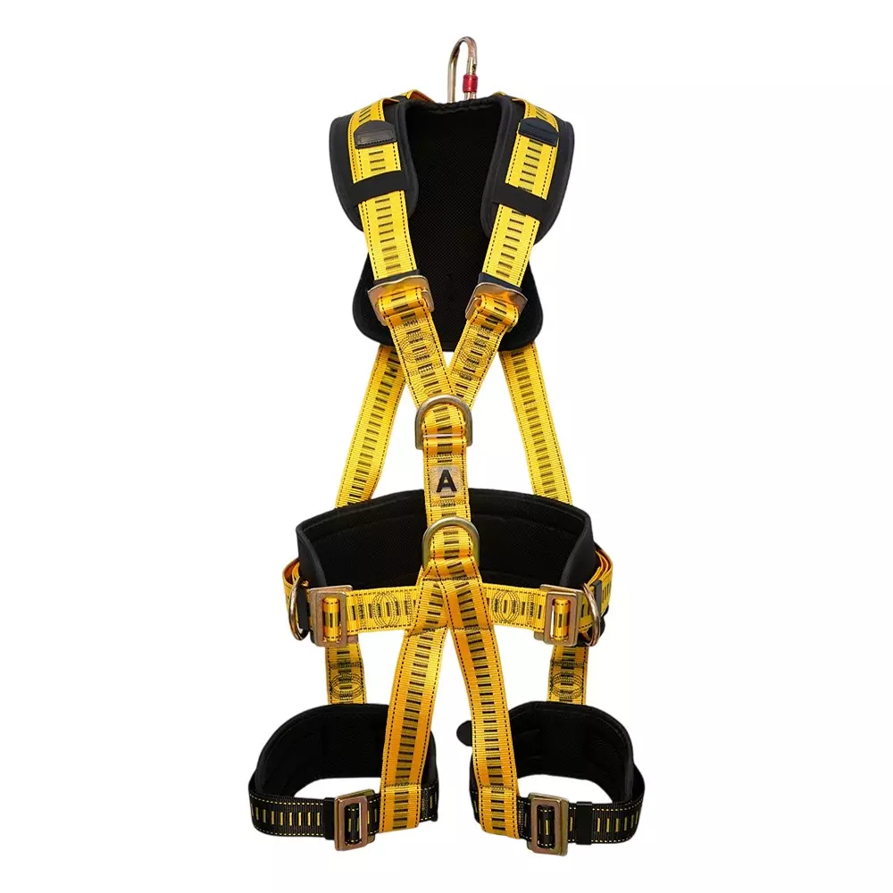 Aegiscode Full Body Harness Shoulder, Thigh Straps with 1 Dorsal D-Ring, 2 Lateral D-Rings, 1 Ventral D-Ring, RV-FBH-56