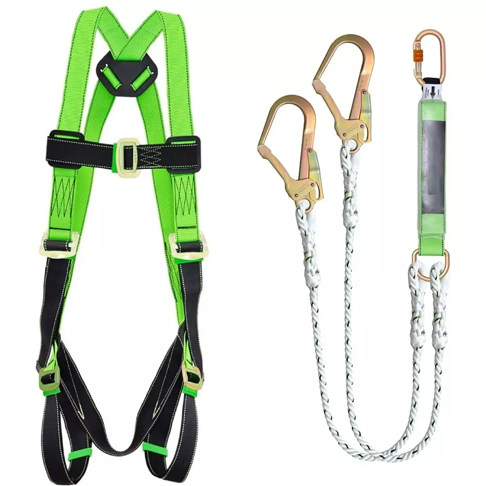 MNU King Full Body Safety Harness Belt With Shock Arrestor Free Size (Pack of 5)