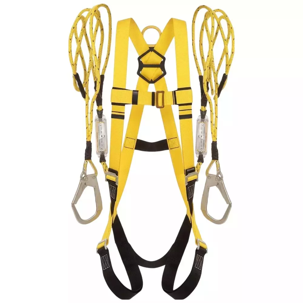 Safetymust Scaffolding Harness Belt with Dual Hooks Free Size, SH-310 (Pack of 3)