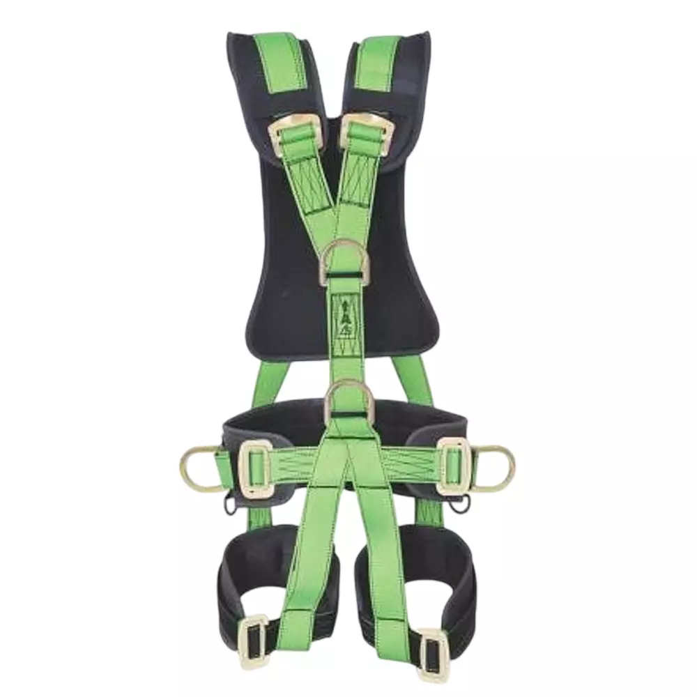 GENERIC CF IND Full Body Safety Harness Belt Padded Support, Metal D-Rings, Adjustable Free Size