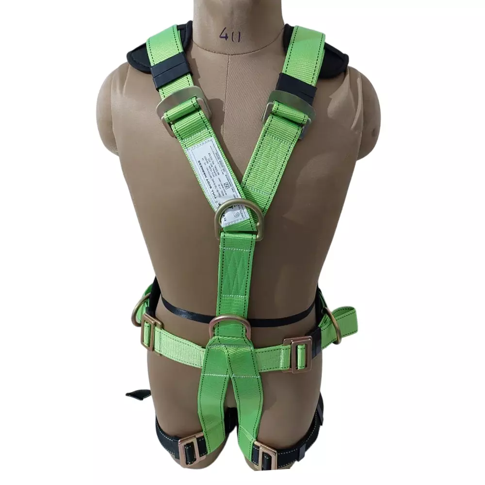 GENERIC Full Body Safety Belt Harness Polypropylene Nylon (Single Hook & Single Rope)