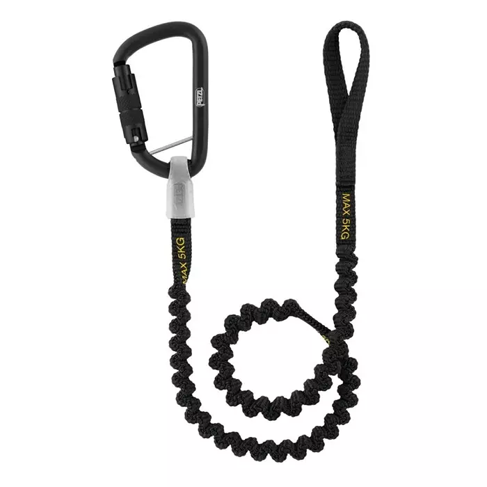 PETZL 120 cm Aluminium Tool Lanyard Tool Tether 5 Kg Capacity, S049AA00