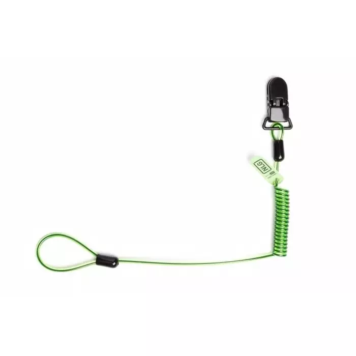 Never Let Go 35 cm to 80 cm PU Outer/Stainless Steel Tool Lanyard Lanyard 1kg Capacity, 101399