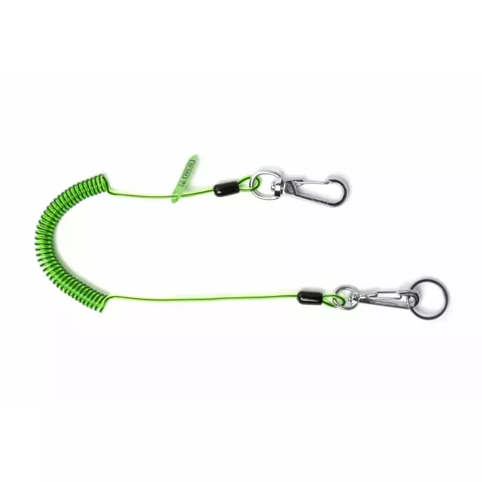 Never Let Go 48 cm to180 cm PU Outer/Stainless Steel Tool Lanyard Lanyard 1kg Capacity, 101493