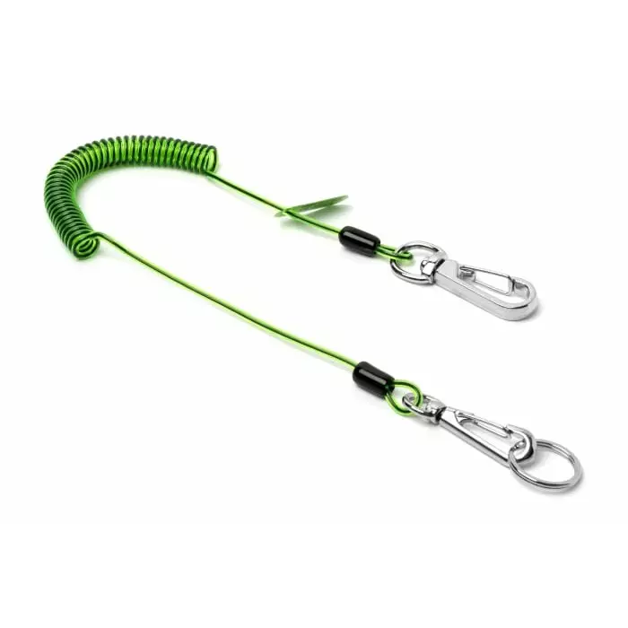 Never Let Go 48 cm to180 cm PU Outer/Stainless Steel Tool Lanyard Lanyard 1kg Capacity, 101493
