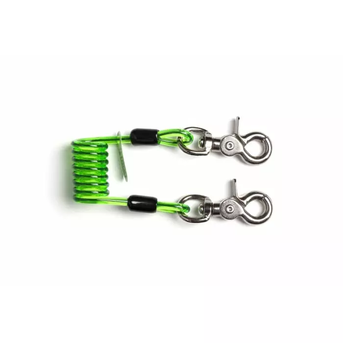 Never Let Go 4 cm to 70 cm PU Outer/Stainless Steel Tool Lanyard Lanyard 3kg Capacity, 101364