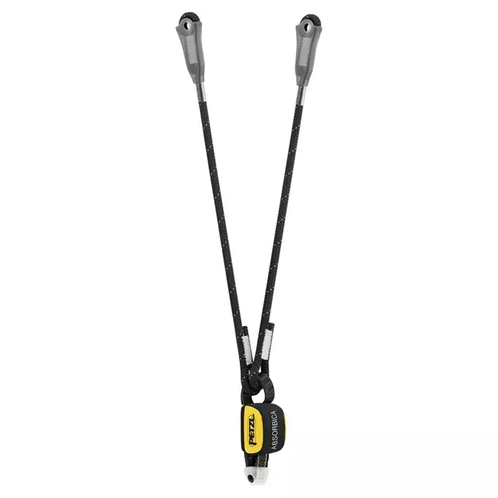 PETZL 1000 mm Fall Arrest Lanyard Twist Lock Karabiner Twin, L012AB00
