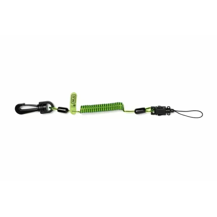 Never Let Go 30 cm to 95 cm PU Outer/Stainless Steel Tool Lanyard Lanyard 1kg Capacity, 101371