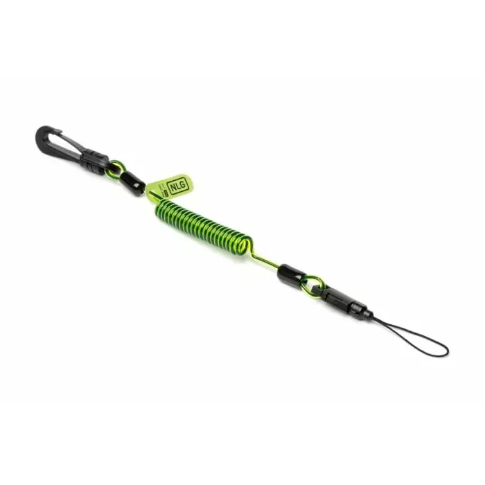 Never Let Go 30 cm to 95 cm PU Outer/Stainless Steel Tool Lanyard Lanyard 1kg Capacity, 101371