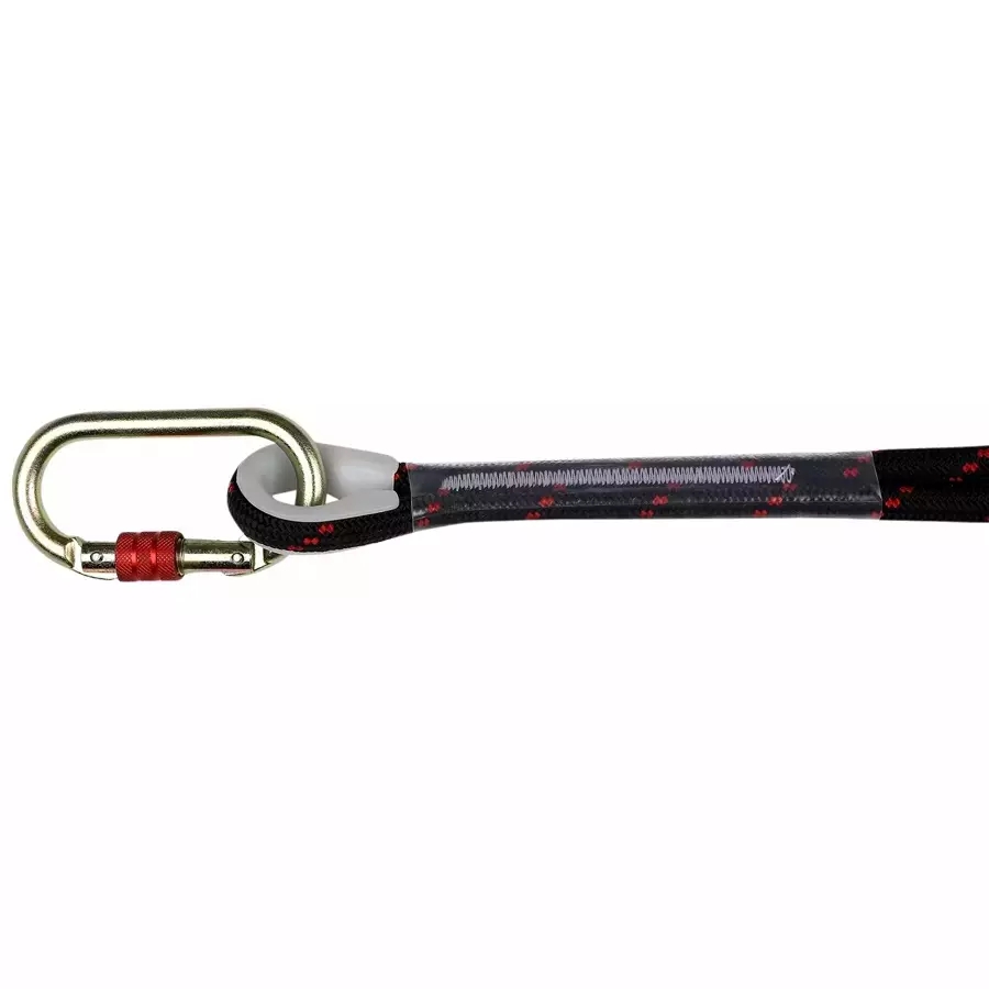 ISSAFE 12 mm Kernmatle Rope Double Lanyard with Two Ropes and Two Scaffolding Hooks, ISF -92 (Pack of 5)