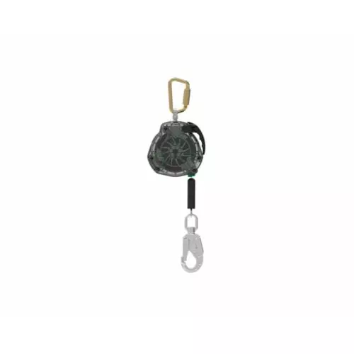 MSA Safety Fall Arrester Self Retracting Lifeline Polycarbonate Single, 63206-00AEU