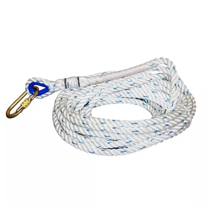 Tractel Rope Lanyard 10m Polyamide 14 mm Diameter, RLX14-10