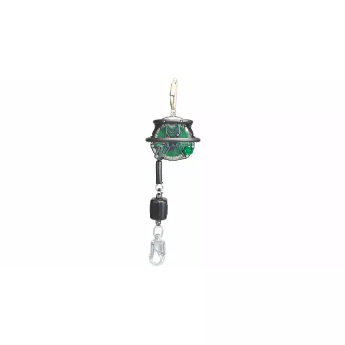 MSA Safety Fall Arrester Self Retracting Lifeline Polycarbonate Single, 63406-00AEU