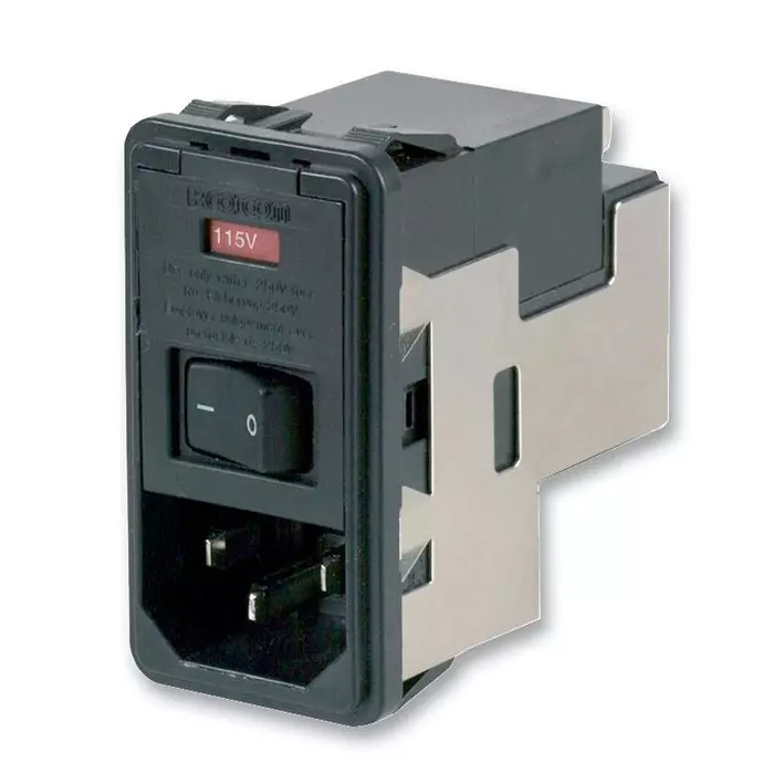 CORCOM - TE CONNECTIVITY Connector, Power Entry, Plug, 10A, 250V, PS0SXSSXA..