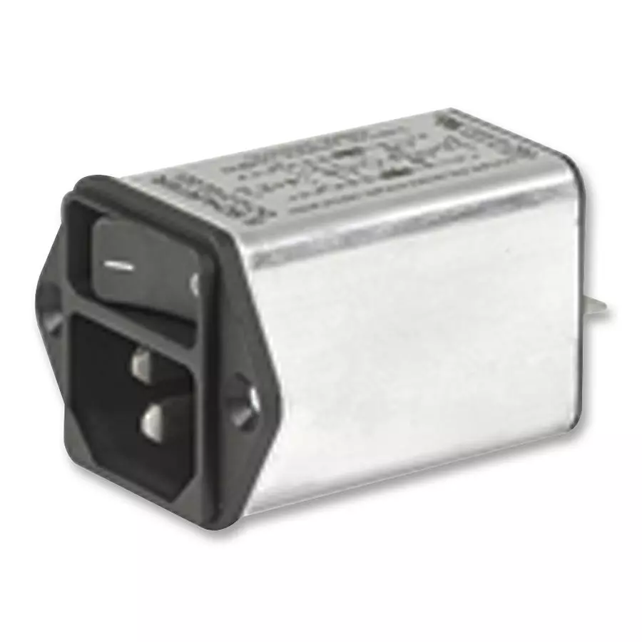 SCHURTER Filter, Inlet, 2 Pole Switched, 4A, DC12.3102.101