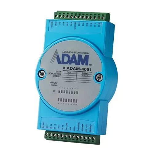 Advantech Isolated DI Module with LED & Modbus 16 Channels 10~30 VDC, ADAM-4051-C