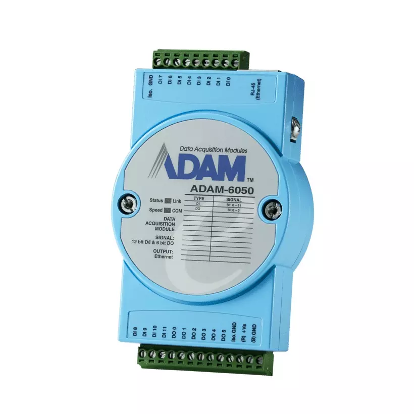 Advantech Isolated DI/O Module 18 Channels 10~30 VDC, ADAM-6050-D1