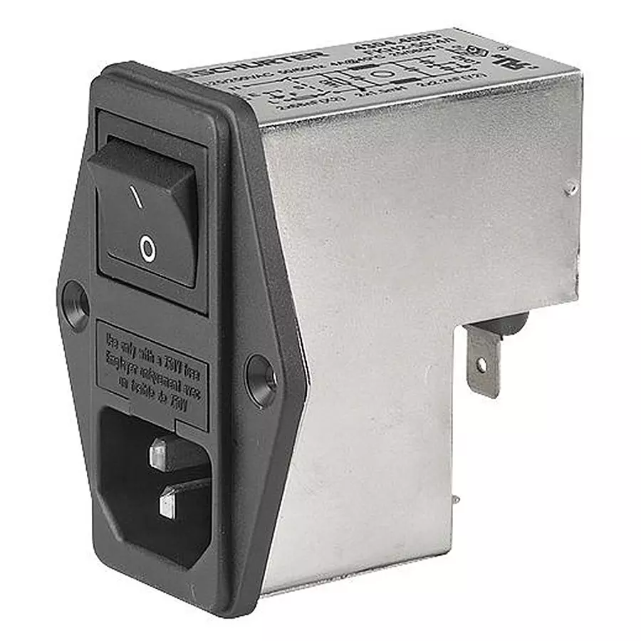 SCHURTER Inlet Filter, Iec, C14, Fki, 10A, 4304.4025