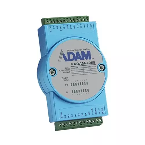 Advantech Isolated DI/DO Module w/ LED & Modbus 16 Channels 10~30 VDC, ADAM-4055-C