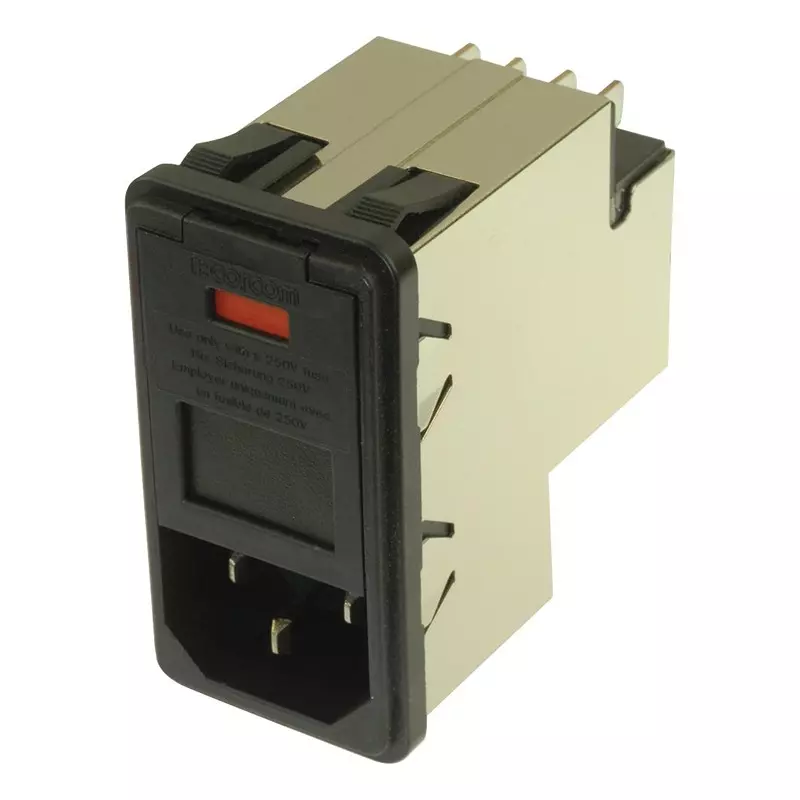 CORCOM - TE CONNECTIVITY Iec Filter, Medical, 6A, 250VAC, Qc, PS000SH6B