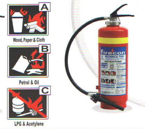 GENERIC Mechanical Foam Cartridge Operated Fire Extinguishers 9 Litre