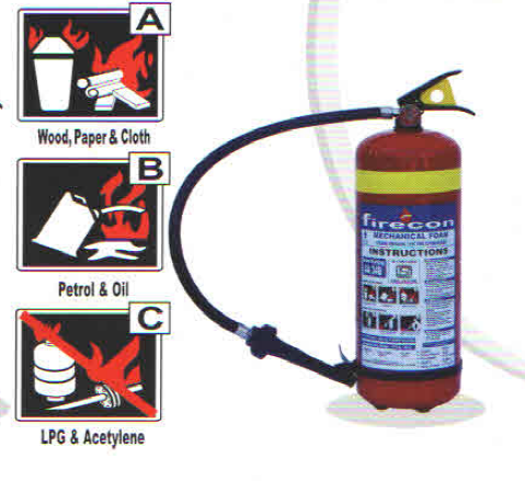 GENERIC Mechanical Foam Stored Pressure Fire Extinguishers 9 Litre