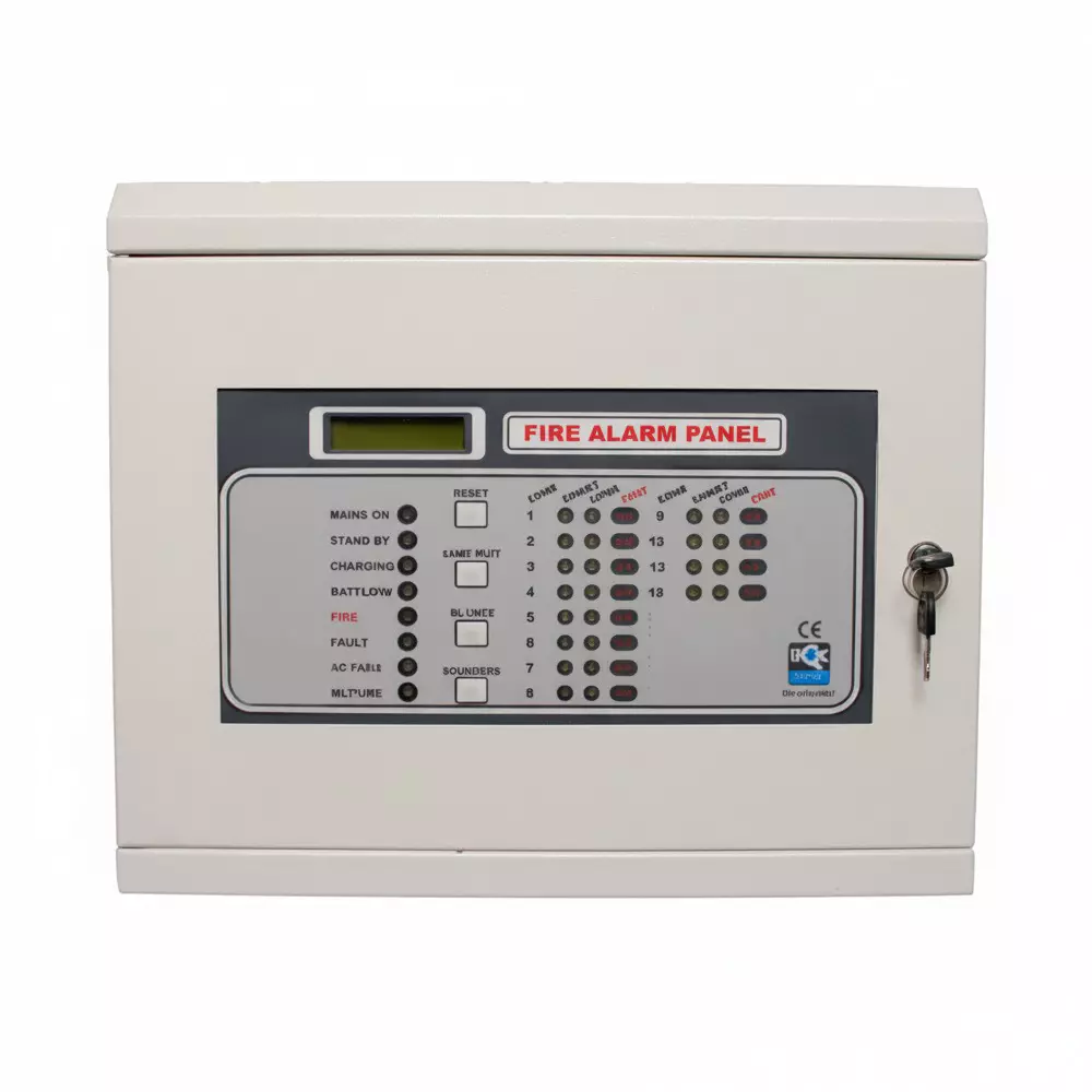 Agni-X 12 Zone Fire Alarm Control Panel ERTL (N) Backlit LCD Display 2 × 16 Characters