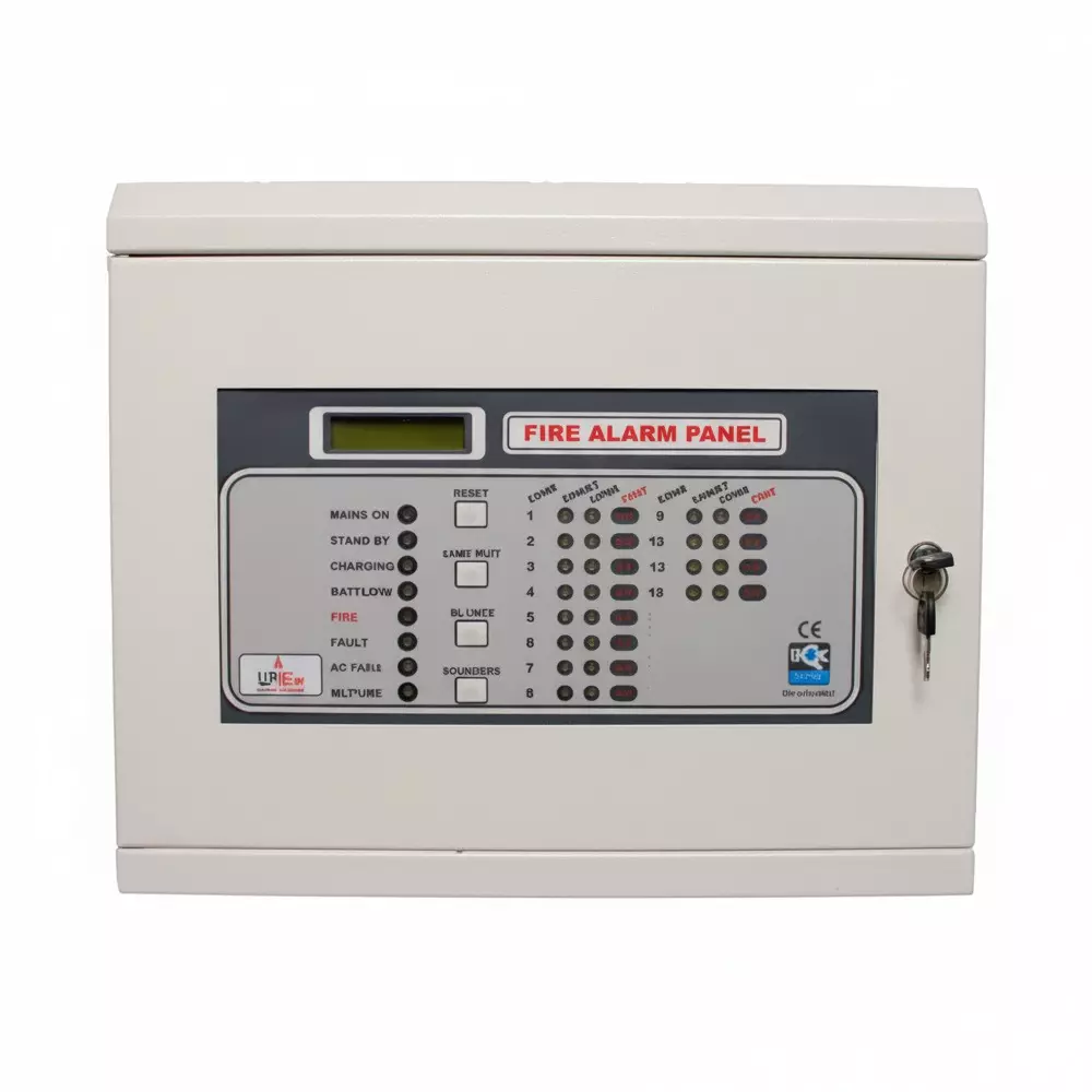 Palladium Agni 12 Zone Fire Alarm Control Panel ERTL (N) Backlit LCD Display 2 × 16 Characters