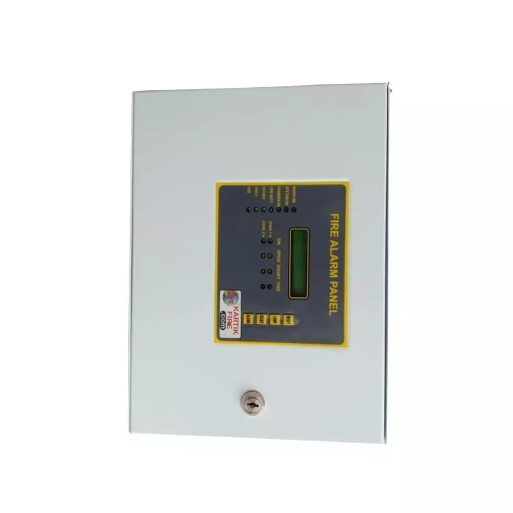 kartik-conventional-fire-alarm-panel-white-plastic-2-zone-for-small-areas-with-built-in-alarm-k-2zfp