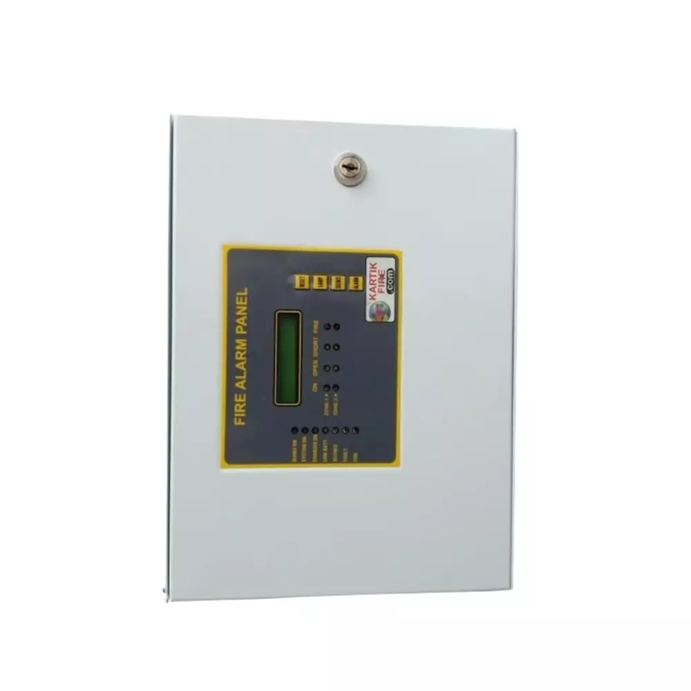 kartik-conventional-fire-alarm-panel-white-plastic-2-zone-for-small-areas-with-built-in-alarm-k-2zfp