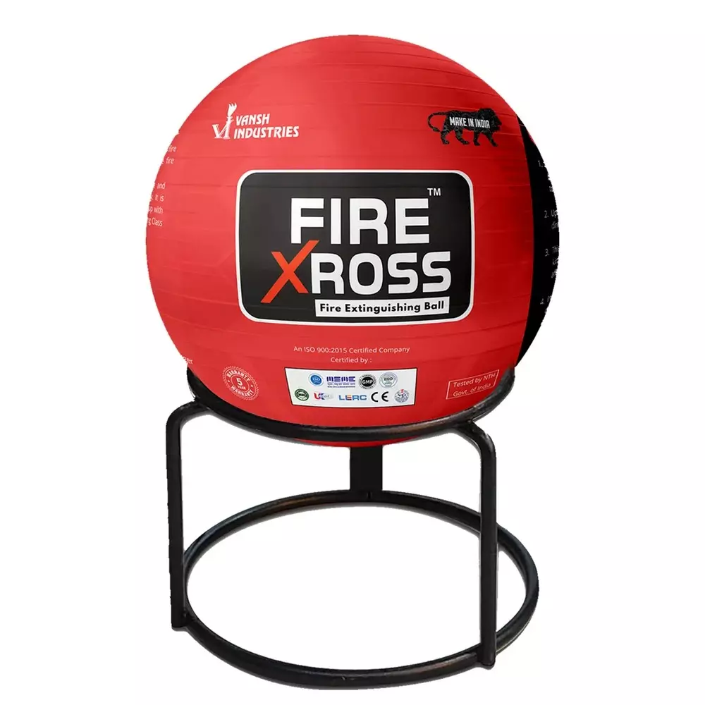 Vansh Homes Automatic Fire Extinguishing Ball ABC Dry Powder 147 mm Dia without Stand, VH-FX-04
