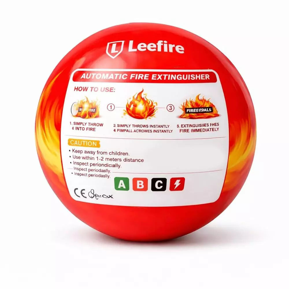 leefire-dry-powder-automatic-fire-ball-suppression-device-13-kg-capcity-red-for-industrial-use