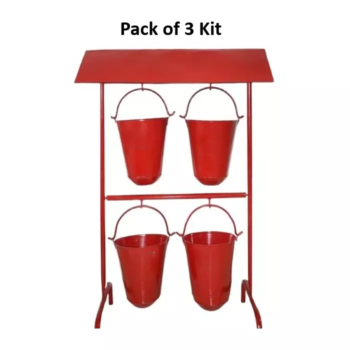 bombay-ms-heavy-duty-fire-bucket-set-9-l-each-capacity-with-stand-canopy-alloy-steel-red-3-kit