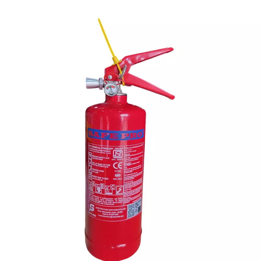 Safe Pro 2 kg ABC Dry Powder Fire Extinguisher