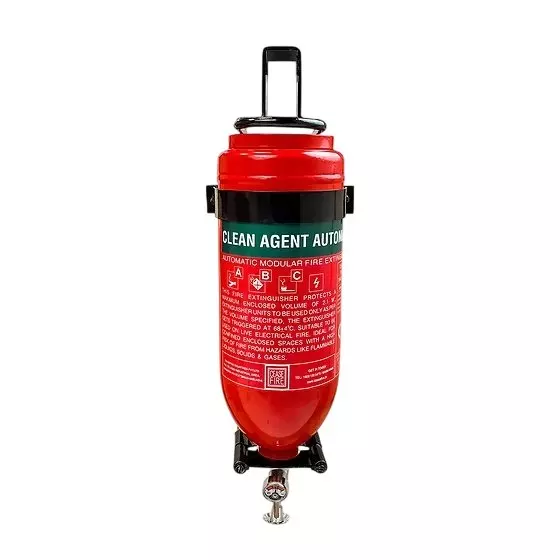Ceasefire Wall Mounted Automatic Fire Extinguisher Stored Pressure 2 Kg Fluorketone (FK-5-1-12) Red, CF-001413