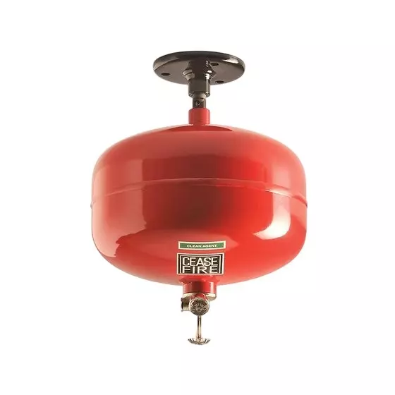 Ceasefire Ceiling Mounted Automatic Fire Extinguisher Stored Pressure 2 Kg Fluorketone (FK-5-1-12) Red, CF-001393
