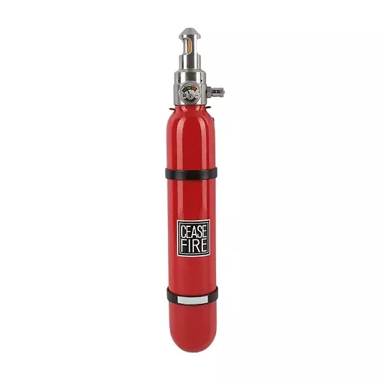 Ceasefire Mini Automatic Fire Extinguisher 57°C Intutive Stored Pressure 400 g Fluorketone (FK-5-1-12) Red, CF-001345A