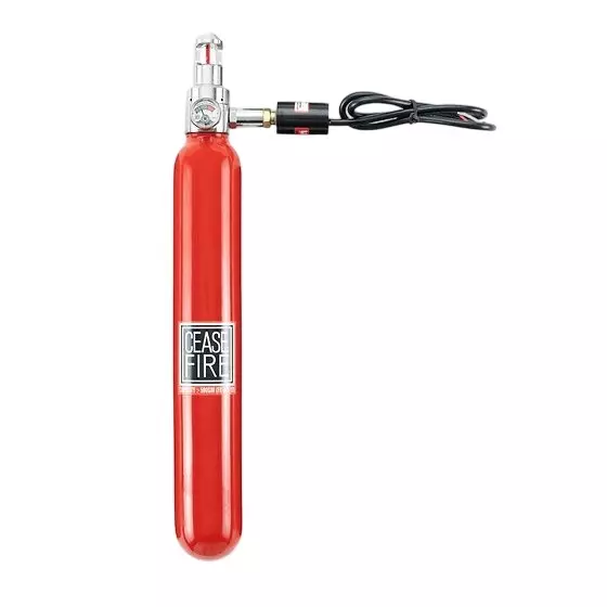 Ceasefire Mini Pro Automatic Fire Extinguisher with NRV 93°C Intutive Stored Pressure 500 g Fluorketone (FK-5-1-12) Red, CF-001347C