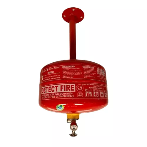 DETECT FIRE 10 Kg Fire Extinguisher Modular Type Clean Agent Automatic Contact Red