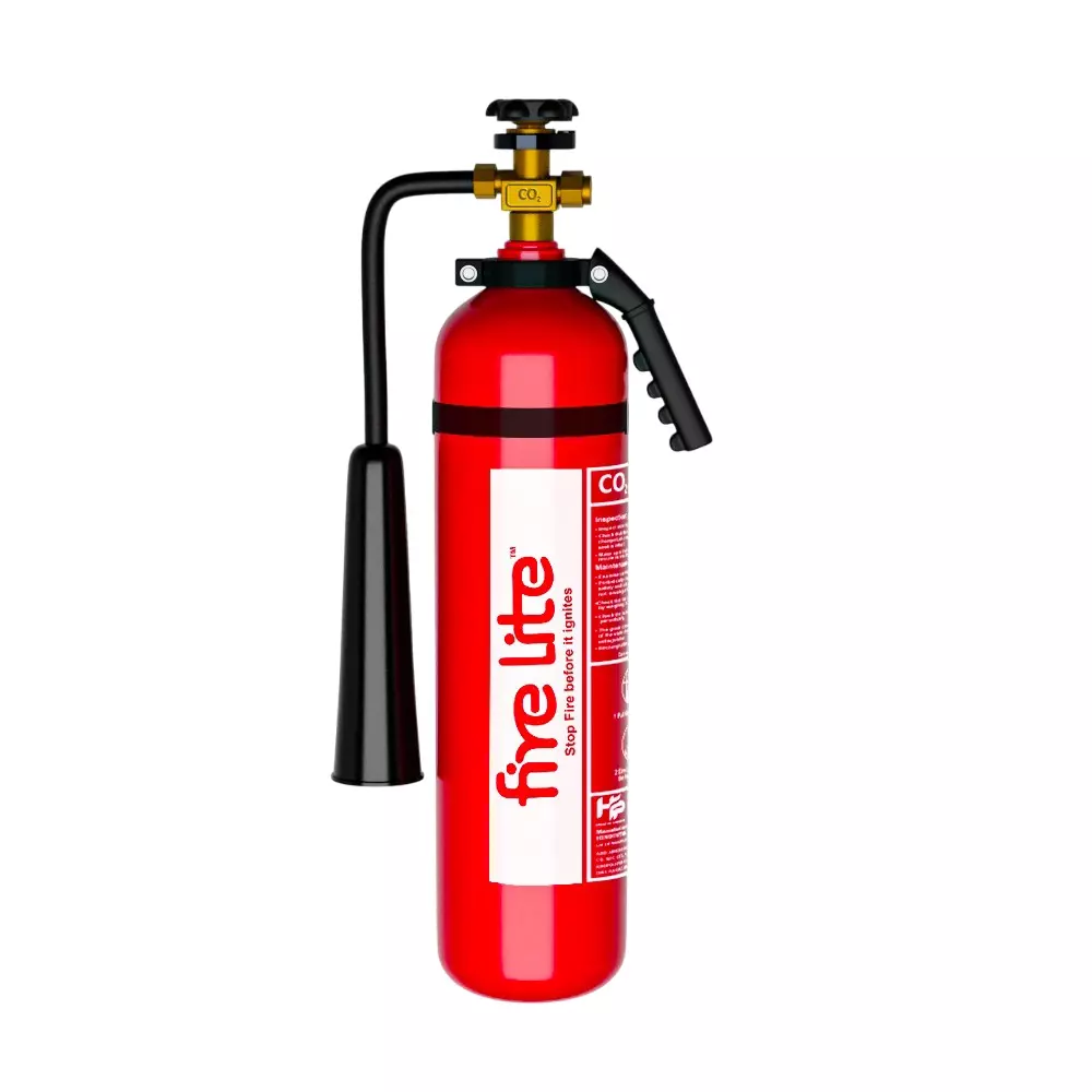 FIRE LITE 2 kg CO² Gas Based Fire Extinguisher Red, FE30