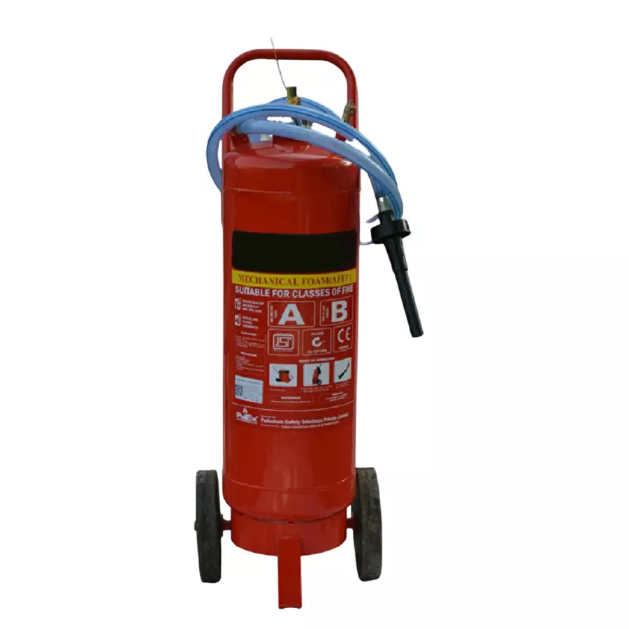 Palladium Agni 45 L Wheeled Fire Extinguisher with Valve and Cap with 3 Kg CO² Cartridge Mechanical Foam (AFFF), PSS-AFFFTFE-45