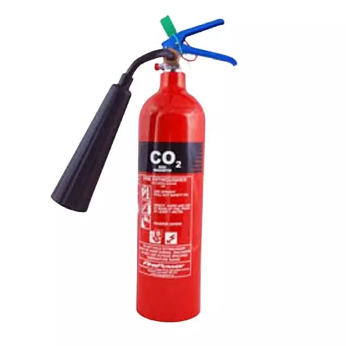 Leefire CO2 Fire Extinguisher 4.5 Kg Capacity Mild Steel Red for Industrial Use