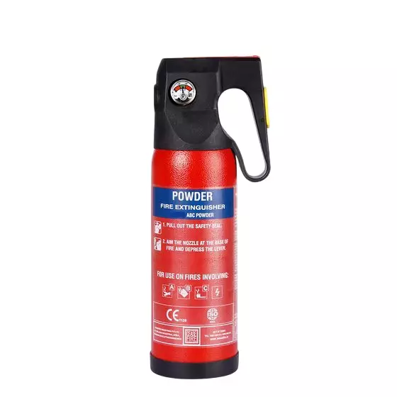 Ceasefire 1 Kg Home and Car ABC Fire Extinguisher Texture Classic Range Red MAP 90, CF-001185