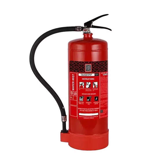 Ceasefire Portable Fire Extinguisher Stored Pressure Water Red 3 L, CF-001240