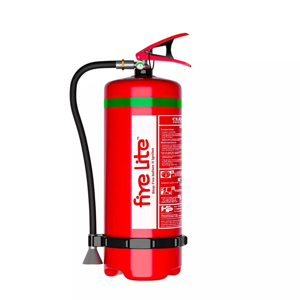 FIRE LITE 2, 4 & 6 kg Clean Agent Gas Based Fire Extinguisher Red