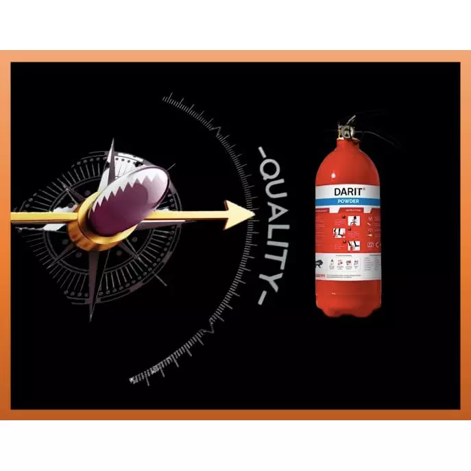Darit ABC Dry Powder Fire Extinguisher 4 Kg, DFARQ-4-50%